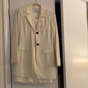Hugo Buscati Cream dress with matching blazer